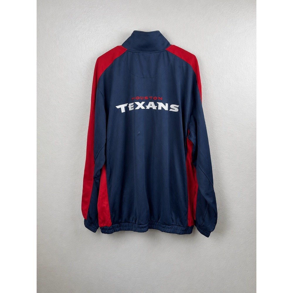 Houston Texans NFL Men's XXL Navy Red Full Zip Track Jacket Football